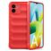 Mobigear Bumpy Xiaomi Redmi A1 4G Hülle Flexibles TPU Backcover - Rot