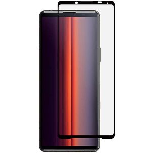 Mobigear Premium Sony Xperia 5 II Panzerglas Gehärtetes Glas Displayschutz - Hüllenfreundlich - Schwarz