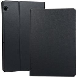 Mobigear Folio Huawei MediaPad T5 10.1 Hülle Stoff Klapphülle - Schwarz