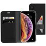 Mobiparts Classic Wallet iPhone X Hülle Klapphülle Geldbörse - Schwarz