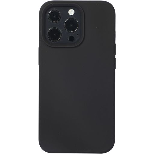 Mobigear Rubber Touch iPhone 14 Pro Silikon Hülle Backcover - Schwarz