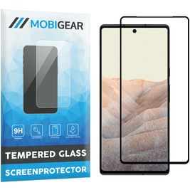 Mobigear Premium Google Pixel 6 Panzerglas Gehärtetes Glas Displayschutz - Hüllenfreundlich - Schwarz