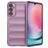 Mobigear Bumpy Samsung Galaxy A24 Hülle Flexibles TPU Backcover - Lila