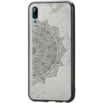 Mobigear Mandala Huawei Y7 Pro (2019) Hülle Hardcase Backcover - Grau