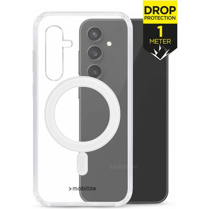 Mobilize Naked Protection Durchsichtig Samsung Galaxy S23 FE MagSafe Hülle Hardcase Backcover Stoßfest - Transparent