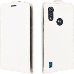 Mobigear Motorola Moto E6s (2020) Hülle Flipcase - Weiß
