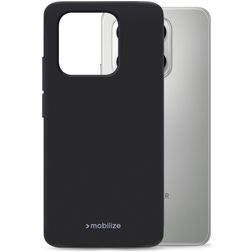 Mobilize Rubber Gelly Honor 400 Smart Hülle Flexibles TPU Backcover - Schwarz