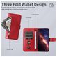 Mobigear Zipper iPhone 17 Pro Hülle Klapphülle Geldbörse - Rot