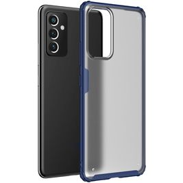 Mobigear Shockproof Samsung Galaxy A82 5G Hülle Hardcase Backcover Stoßfest - Dunkelblau