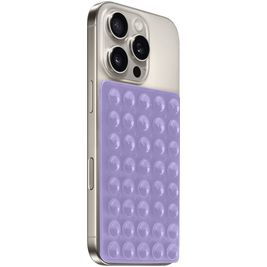 Mobiparts Sticky Pad Saugnapf-Handyhalterung - Lila Universal