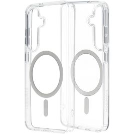 Mobiparts Hardcover Durchsichtig Samsung Galaxy S25 MagSafe Hülle Hardcase Backcover - Transparent