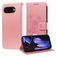 Mobigear Flowers Google Pixel 9a Hülle Klapphülle Geldbörse - Roségold