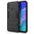 Mobigear Armor Stand Huawei P40 Lite E Hülle Hardcase Backcover Stoßfest mit Ständer - Schwarz