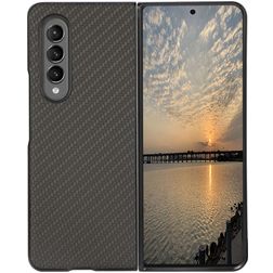 Mobigear Race Samsung Galaxy Z Fold 3 Hülle Flexibles TPU Backcover - Schwarz
