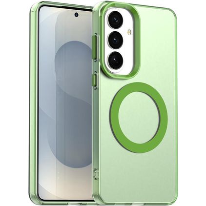 Mobigear Shockproof Samsung Galaxy S26 MagSafe Hülle Hardcase Backcover - Grün