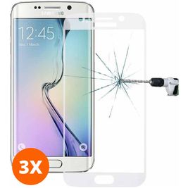 Mobigear Premium Samsung Galaxy S6 Edge Plus Panzerglas Gehärtetes Glas Displayschutz - Hüllenfreundlich (3er Pack)