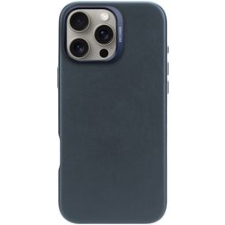 Decoded iPhone 16 Pro Max MagSafe Echtleder Backcover - Marineblau
