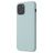 Mobigear Rubber Touch iPhone 12 Silikon Hülle Backcover - Türkis