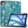Mobigear Tri-Fold iPad Air 13 Zoll (2024) Hülle Klapphülle + Stifthalter - Almond Blossoms