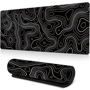 Mobigear Anti-Slip Mauspad - 40 x 90 cm - Abstract Fluid 25