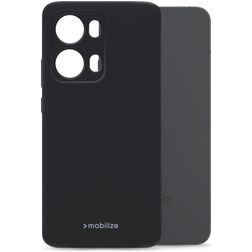 Mobilize Rubber Gelly OPPO Reno 13 Pro Hülle Flexibles TPU Backcover - Schwarz