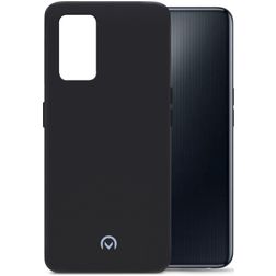 Mobilize Rubber Gelly Realme 9i Hülle Flexibles TPU Backcover - Matt Black