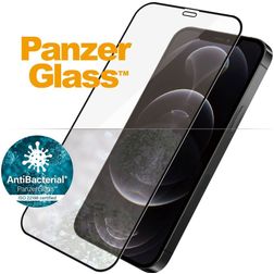 PanzerGlass Edge to Edge iPhone 12 Gehärtetes Glas Displayschutz - Hüllenfreundlich - Schwarz