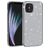Mobigear Glitter iPhone 12 Hülle Hardcase Backcover - Grau