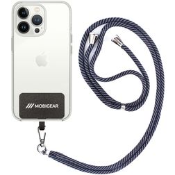 Mobigear Lanyard Universal-Handykette einstellbar - Schwarz / Grau
