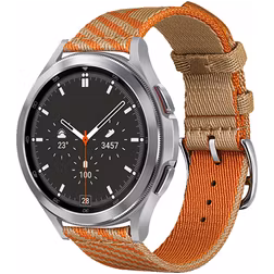 Mobigear Loop Nylon Smartwatch Armband Dornschließe - 22-mm-Universalanschluss - Orange