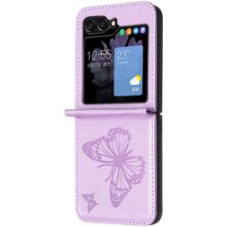 Mobigear Butterfly Samsung Galaxy Z Flip 6 Hülle Backcover - Lila