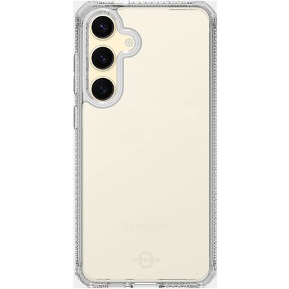 ITSKINS Level 2 SpectrumClear R Durchsichtig Samsung Galaxy S24 FE Hülle Flexibles TPU Backcover Stoßfest - Transparent