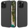 Mobigear Rubber Touch iPhone 16 Pro Silikon Hülle Backcover - Schwarz