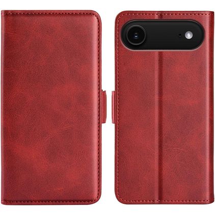 Mobigear Slim Magnet iPhone Air Hülle Klapphülle Geldbörse - Rot