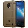 Mobigear Rugged Shield Nokia 2.2 Hülle Flexibles TPU Backcover Stoßfest - Braun
