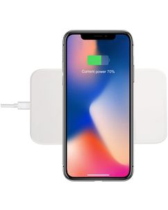 Mobigear Plateau es Ladegerät Qi Wireless 5W 1A - Weiß