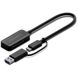 Cygnett Unite USB-A / USB-C auf SD Card Adapter - Schwarz