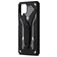 Mobigear Armor Stand Samsung Galaxy A12 Hülle Hardcase Backcover Stoßfest mit Ständer - Schwarz