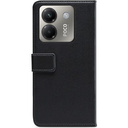 Mobilize Classic Gelly POCO M7 Pro Hülle Klapphülle Geldbörse - Schwarz
