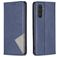 Mobigear Rhombus Slim Samsung Galaxy A24 Hülle Klapphülle - Blau