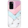 Mobigear Marble Huawei P40 Hülle Flexibles TPU Backcover - Dreifarbig