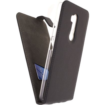 Mobilize Classic Gelly Alcatel A7 XL Hülle Flipcase - Schwarz