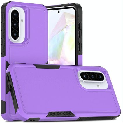 Mobigear Heavy Armor Samsung Galaxy A56 Hülle Hardcase Backcover Stoßfest - Lila