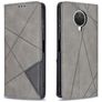 Mobigear Rhombus Slim Nokia G20 Klapphülle - Grau