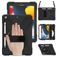 Mobigear SureGrip XGuard iPad 8 (2020) Stoßfeste Hardcase Hülle + Stifthalter + Schulterträger + Ständer - Schwarz