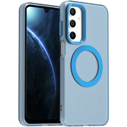 Mobigear Shockproof Samsung Galaxy A16 MagSafe Hülle Hardcase Backcover - Blau