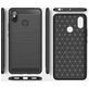 Mobigear Brushed Slim Xiaomi Mi Max 3 Hülle Flexibles TPU Backcover - Grau