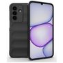 Mobigear Bumpy Samsung Galaxy A27 Hülle Flexibles TPU Backcover - Schwarz