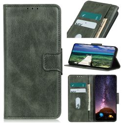 Mobigear Classy iPhone 13 Pro Max Hülle Klapphülle Geldbörse - Grün