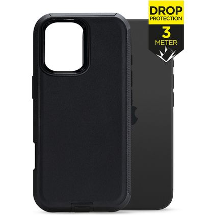 Mobilize Defender iPhone 17 Hardcase Backcover Shockproof - Schwarz
